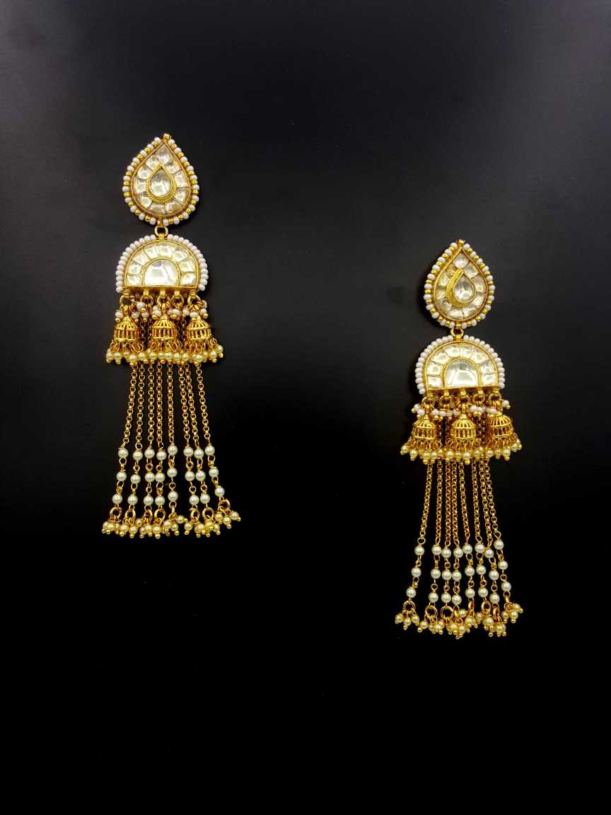 EARRING in JADAU KUNDAN Style | Design - 16552