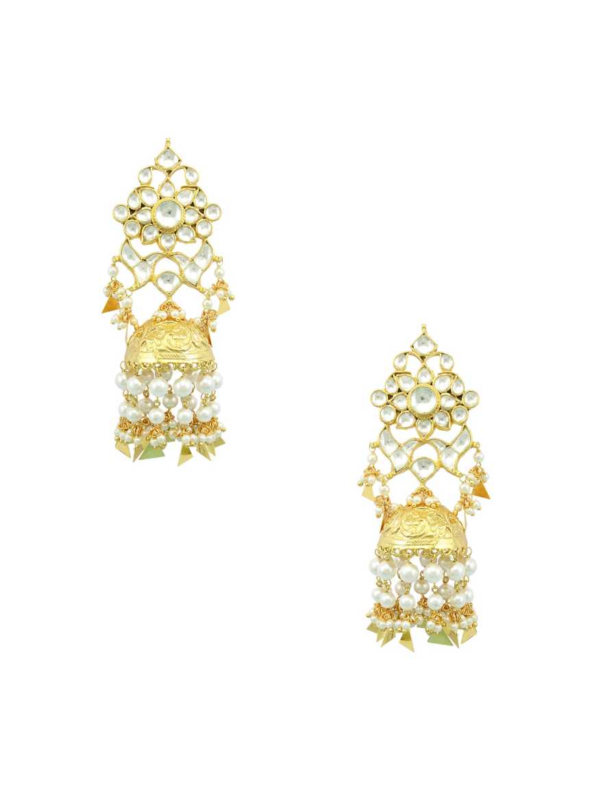 EARRING in JADAU KUNDAN Style | Design - 16699