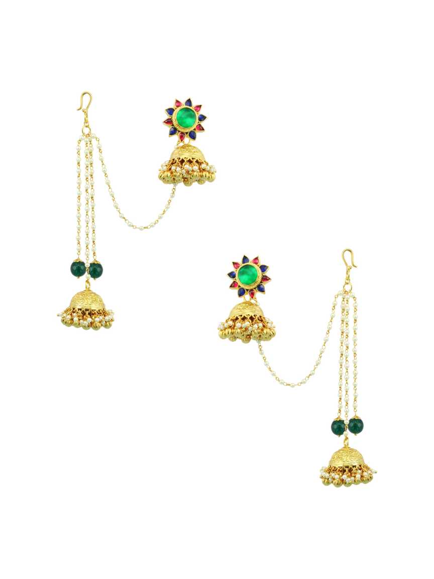 EARRING in JADAU KUNDAN Style | Design - 16725