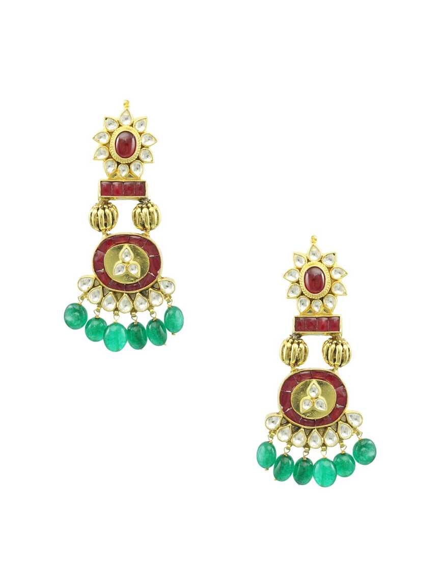 EARRING in JADAU KUNDAN Style | Design - 16817