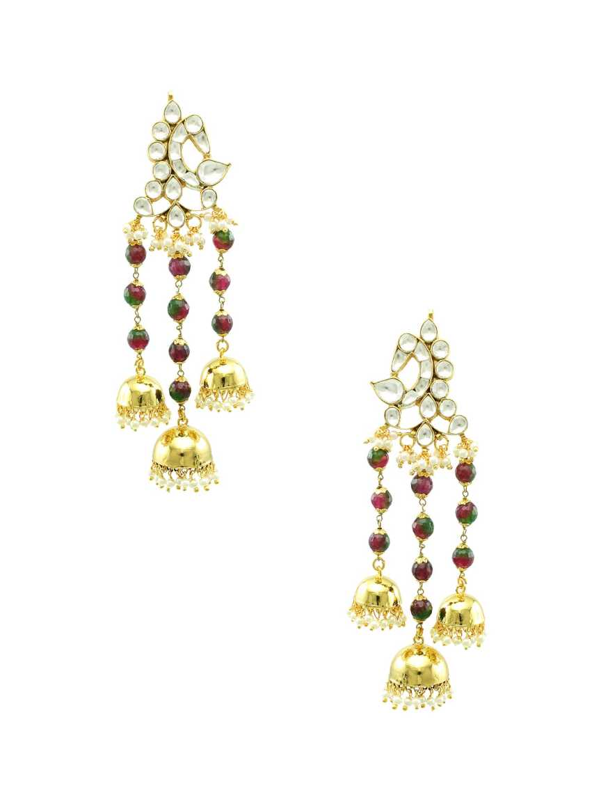 EARRING in JADAU KUNDAN Style | Design - 16822