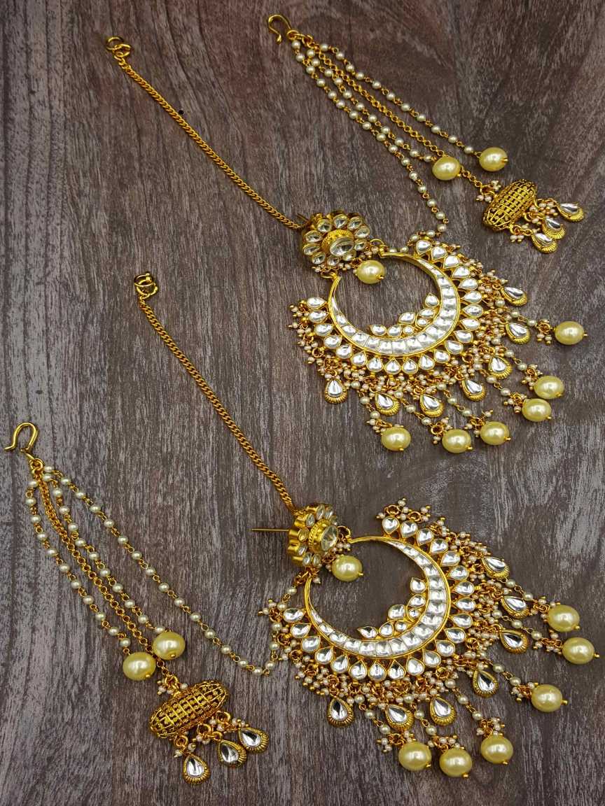 EARRING in JADAU KUNDAN Style | Design - 17135