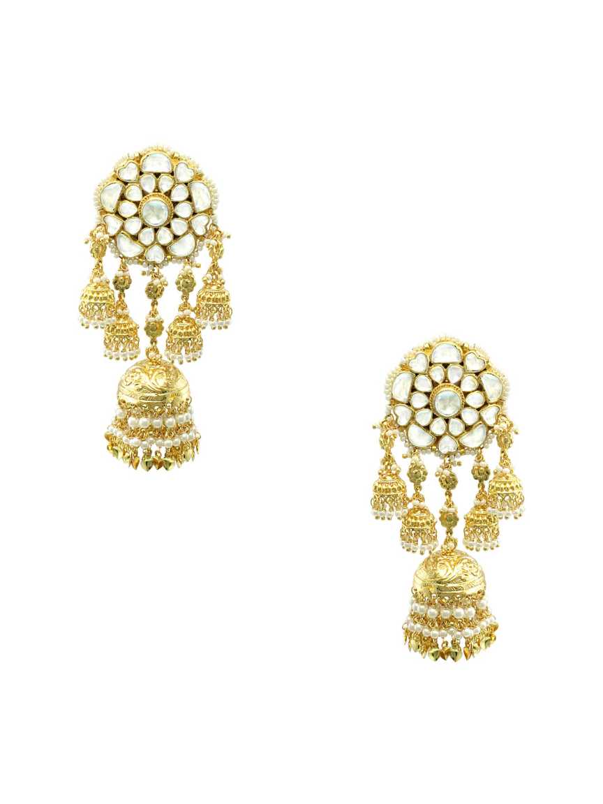 EARRING in JADAU KUNDAN Style | Design - 17294