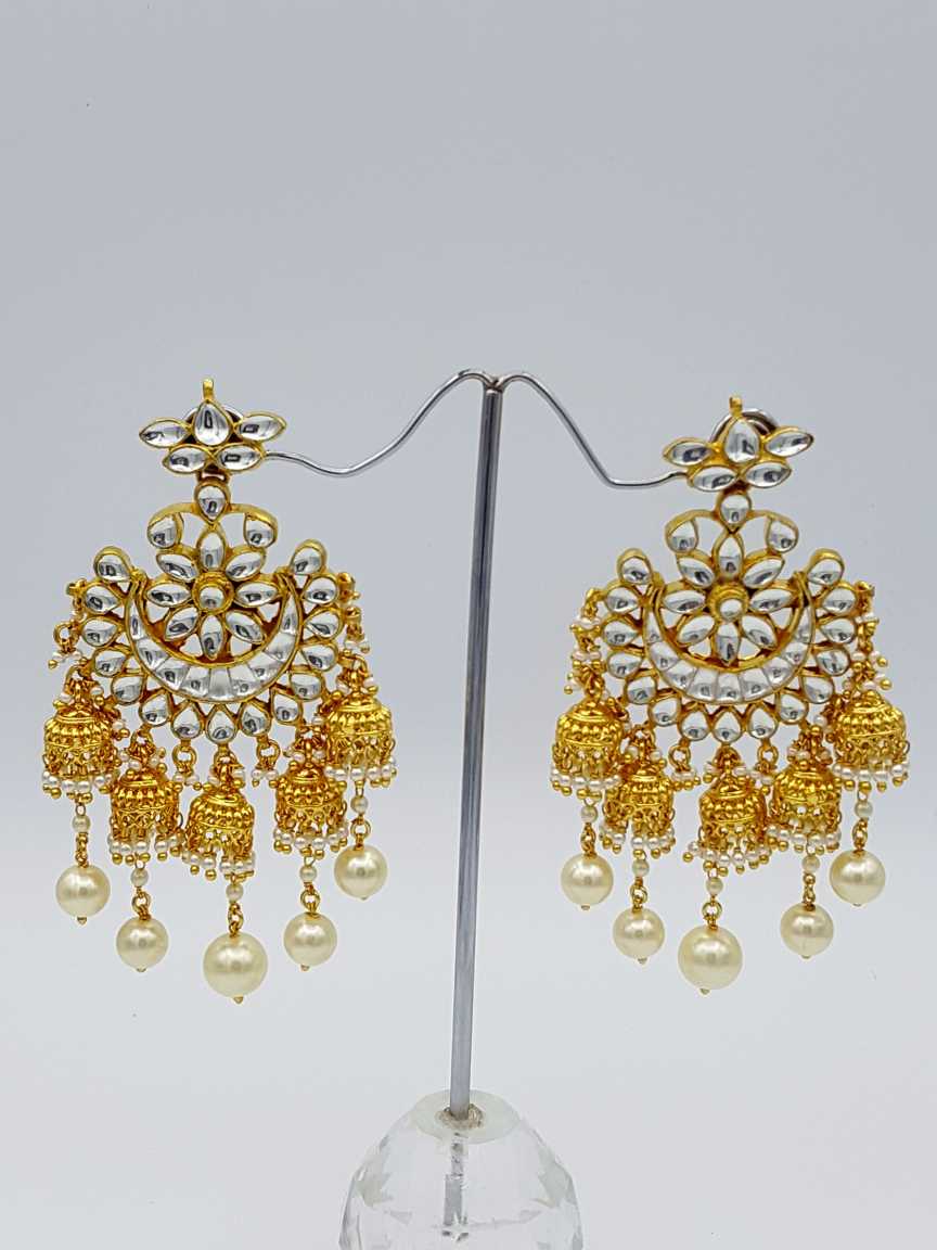 EARRING in JADAU KUNDAN Style | Design - 17308
