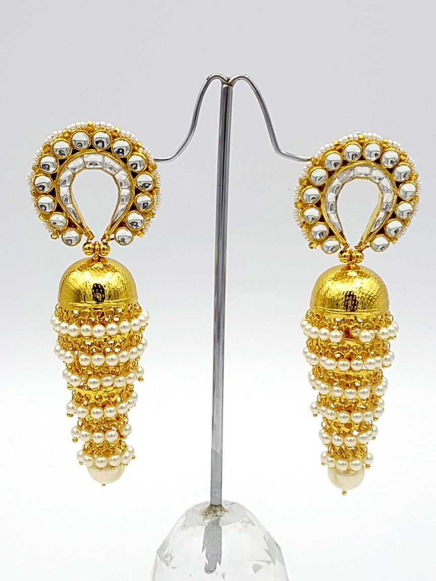 EARRING in JADAU KUNDAN Style | Design - 17613