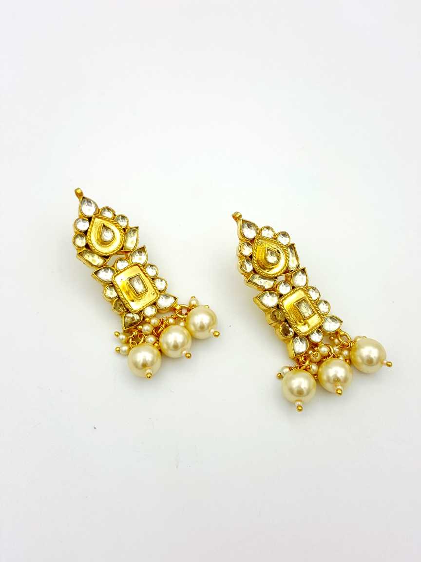 EARRING in JADAU KUNDAN Style | Design - 17738