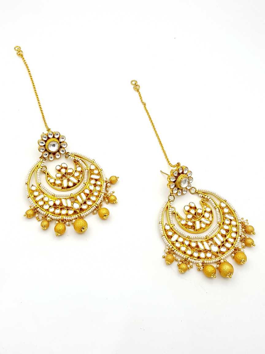 EARRING in JADAU KUNDAN Style | Design - 17824