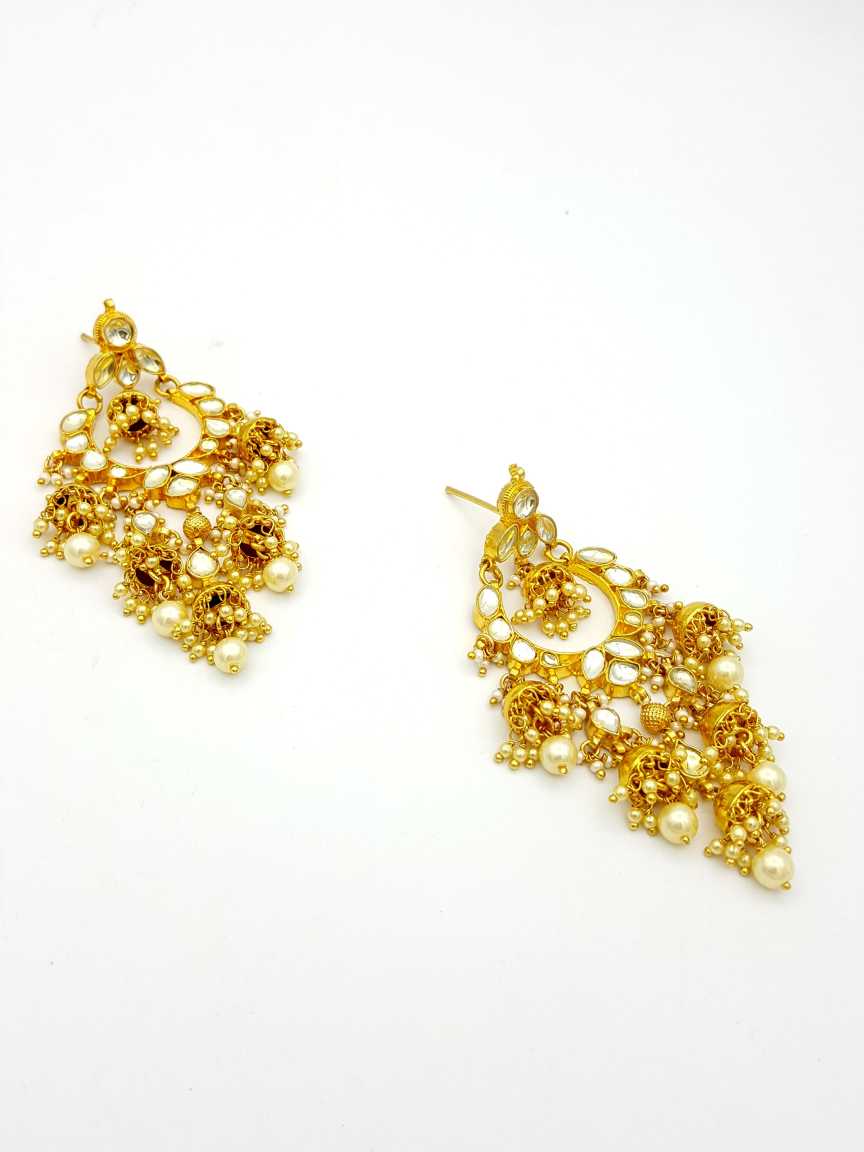 EARRING in JADAU KUNDAN Style | Design - 17862