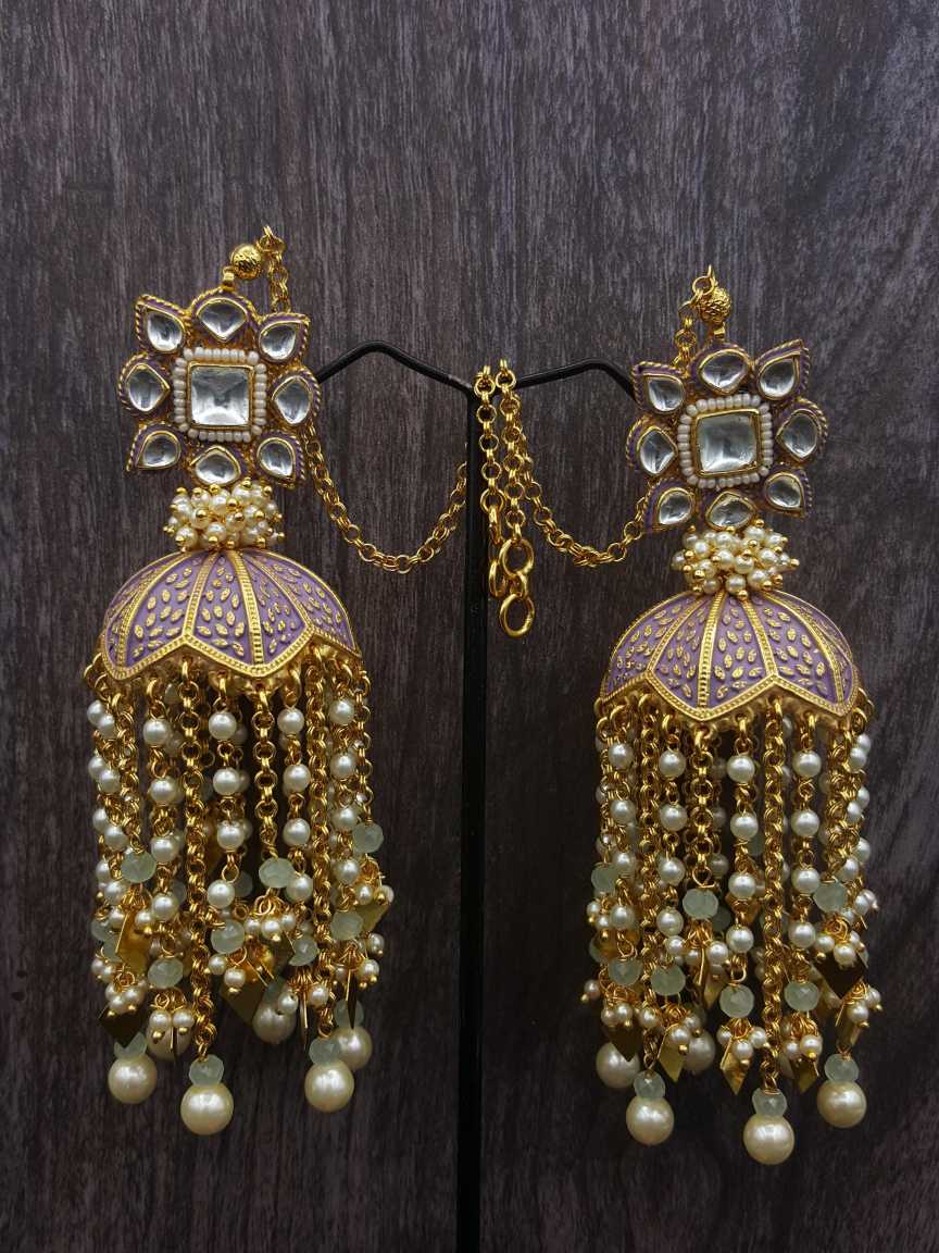 EARRING in JADAU KUNDAN Style | Design - 17959