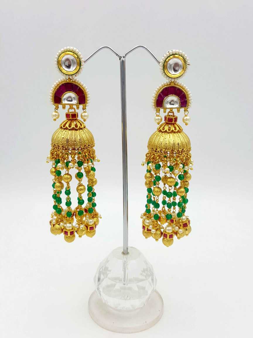 EARRING in JADAU KUNDAN Style | Design - 18038