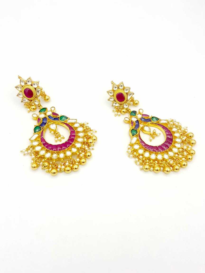EARRING in JADAU KUNDAN Style | Design - 18246