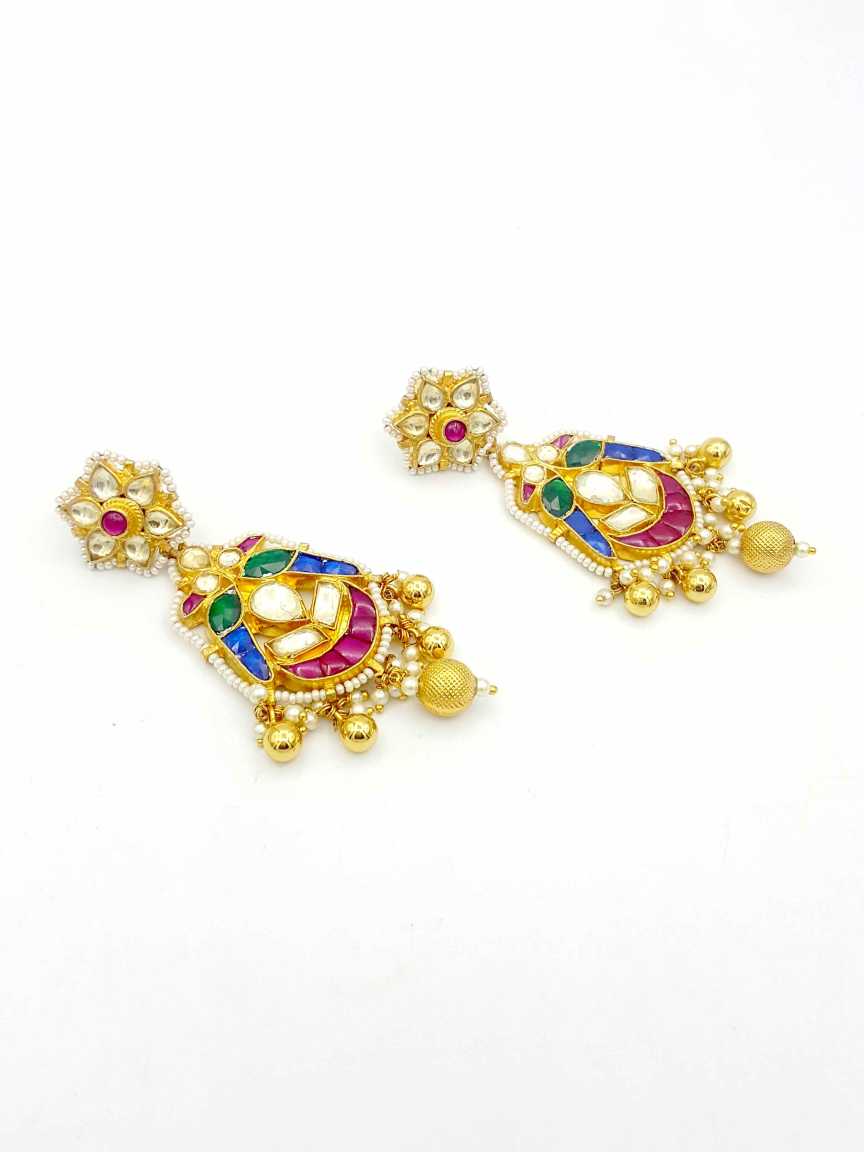 EARRING in JADAU KUNDAN Style | Design - 18264