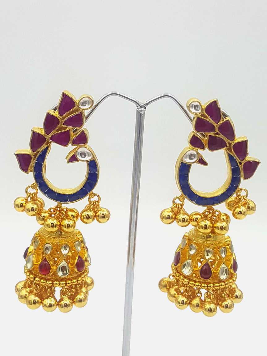 EARRING in JADAU KUNDAN Style | Design - 18268