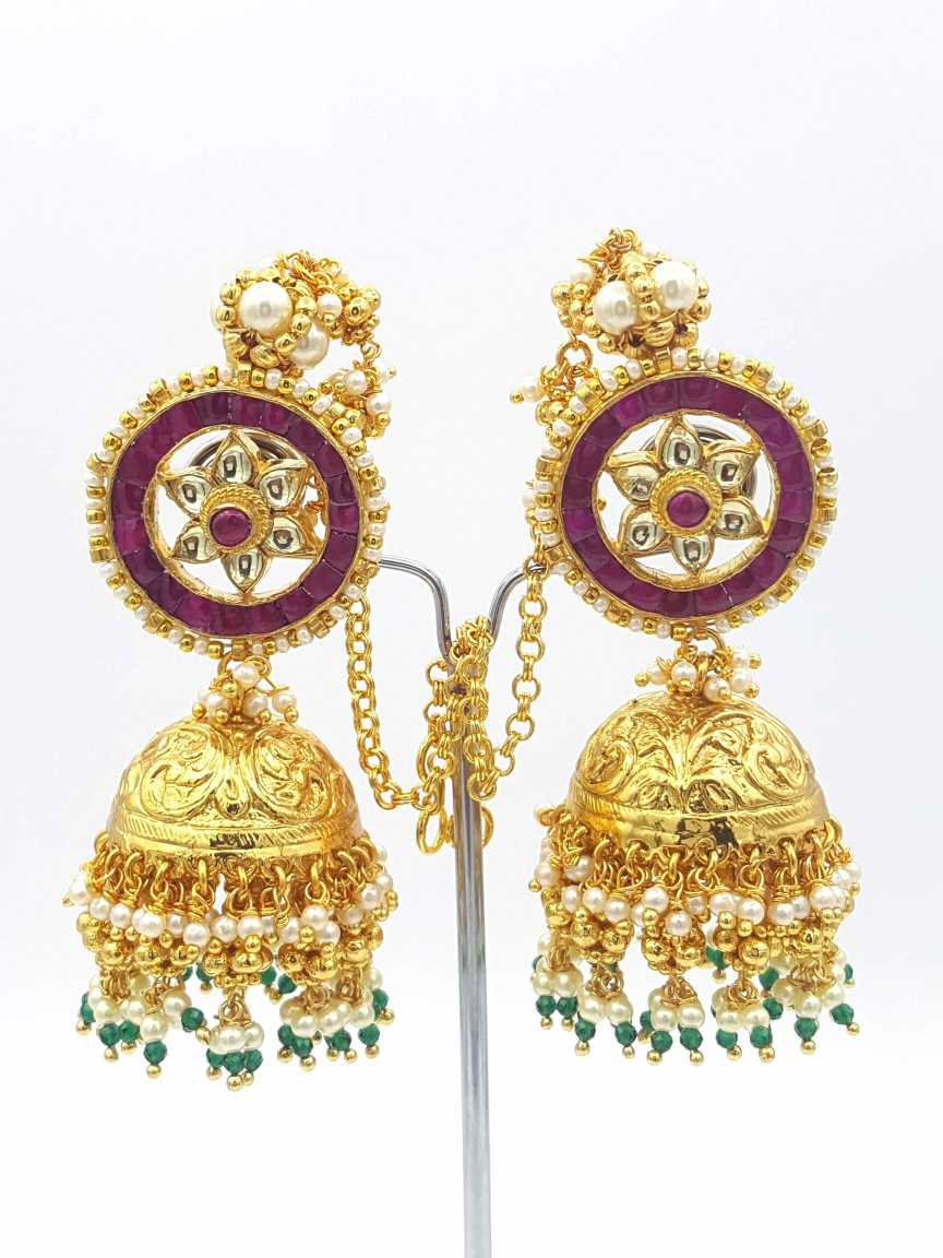 kundan-earring-ERKU18405RNGNHG
