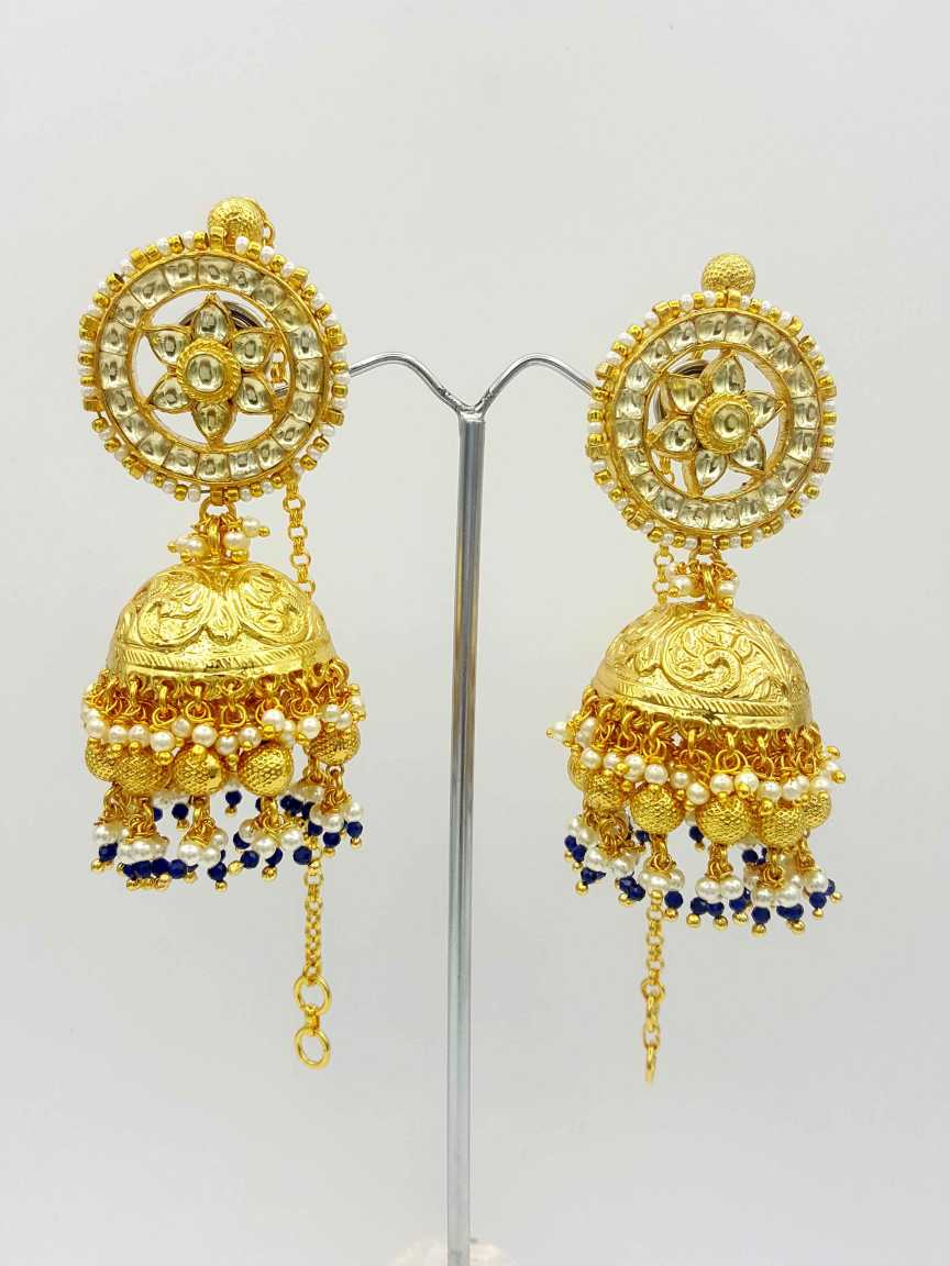 EARRING in JADAU KUNDAN Style | Design - 18405