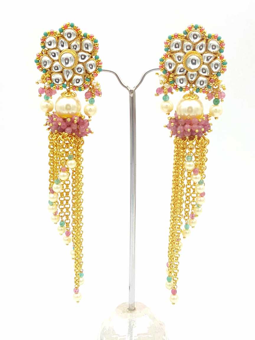 EARRING in JADAU KUNDAN Style | Design - 18438