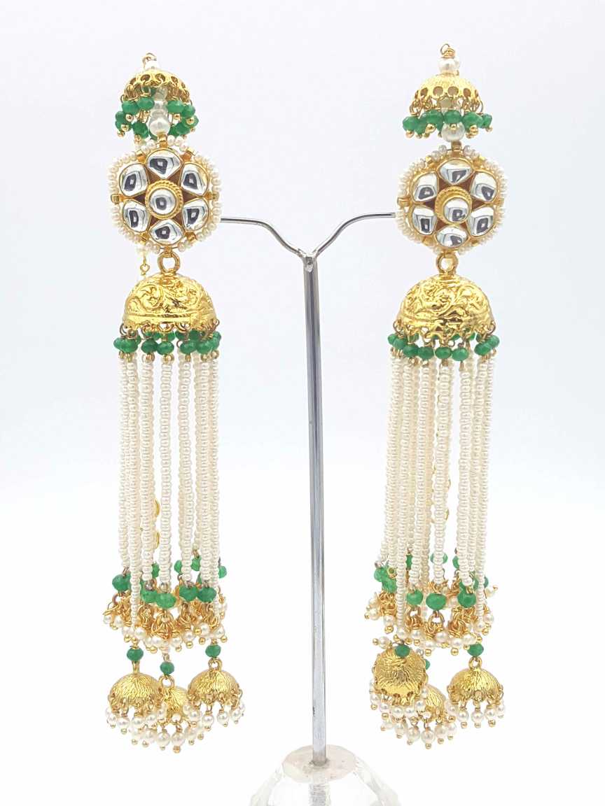 EARRING in JADAU KUNDAN Style | Design - 18443