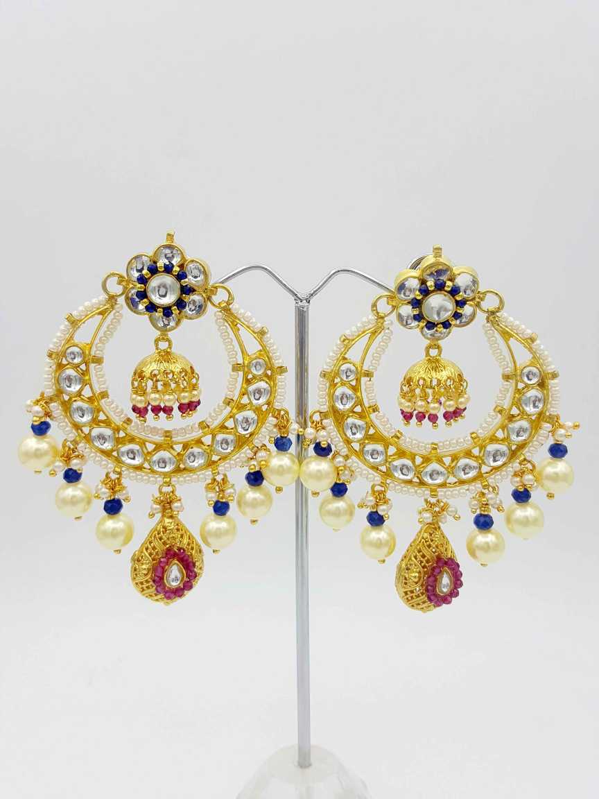EARRING in JADAU KUNDAN Style | Design - 18485