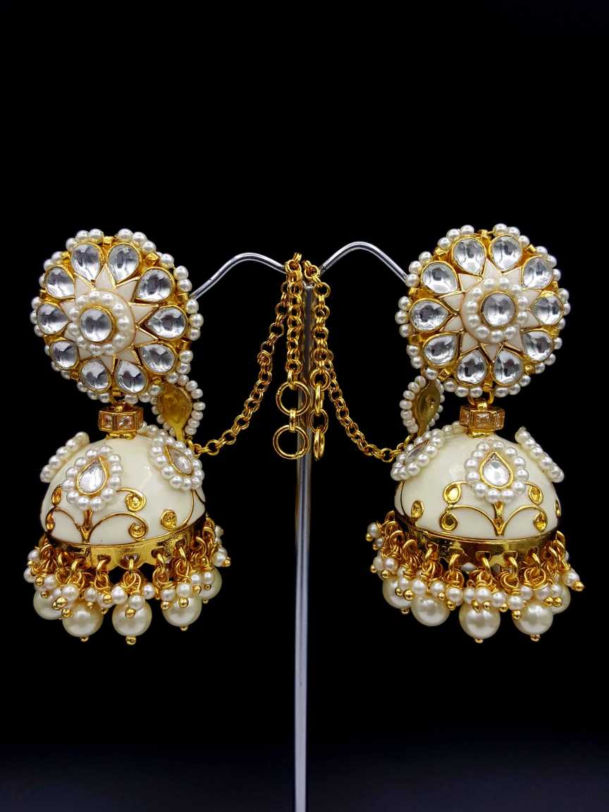 EARRING in JADAU KUNDAN Style | Design - 18607