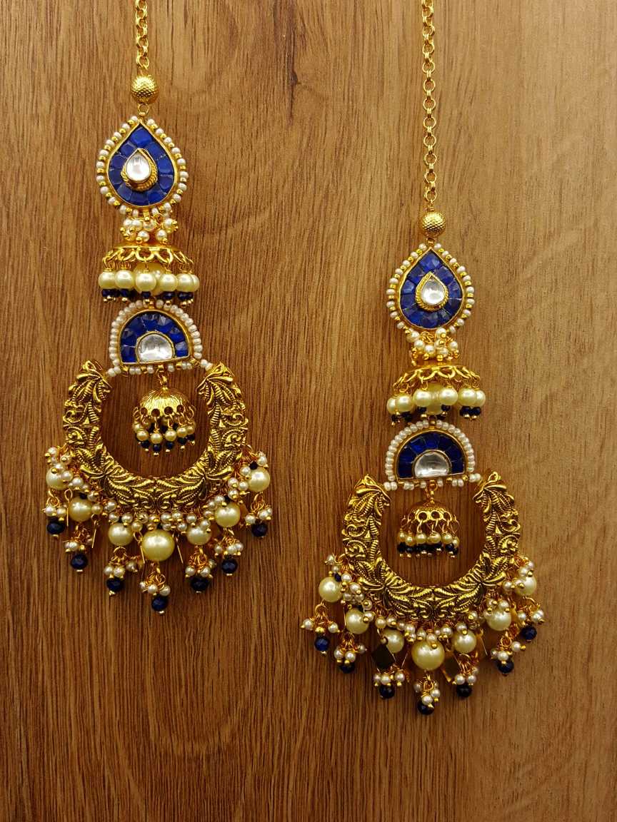 EARRING in JADAU KUNDAN Style | Design - 18636