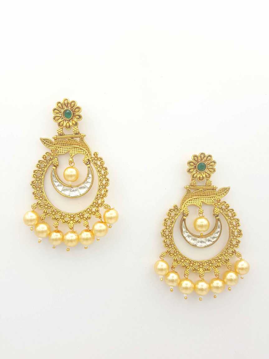 EARRING in JADAU KUNDAN Style | Design - 18746