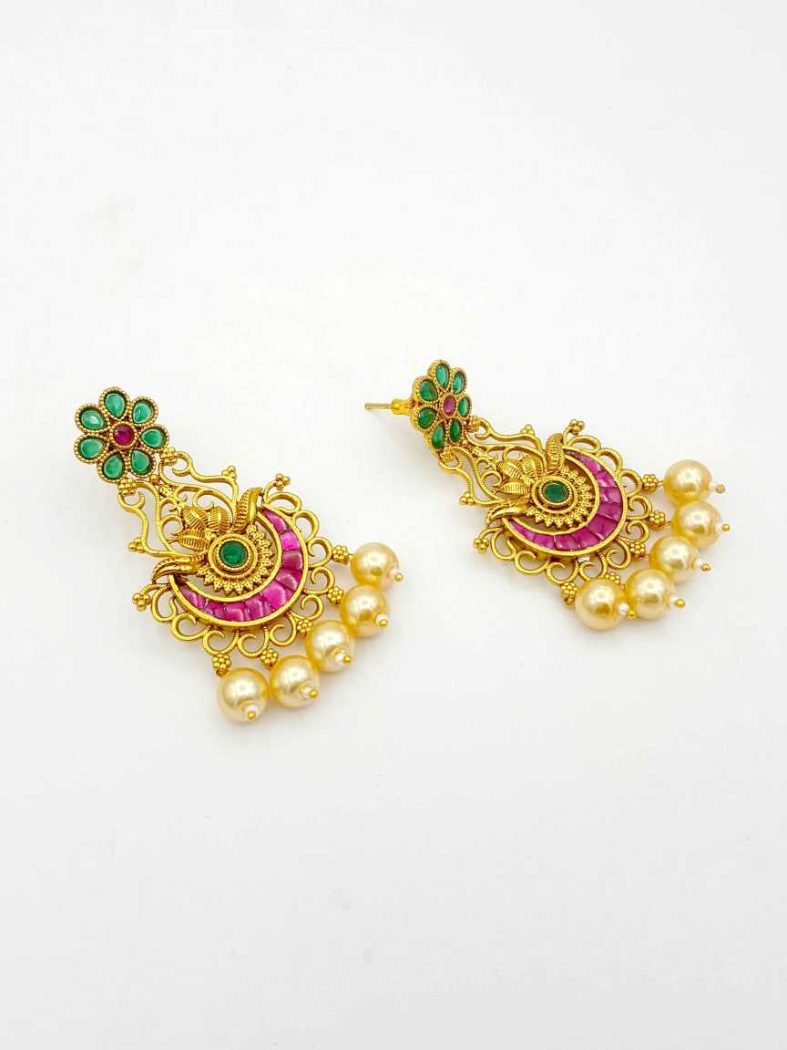 EARRING in JADAU KUNDAN Style | Design - 18750