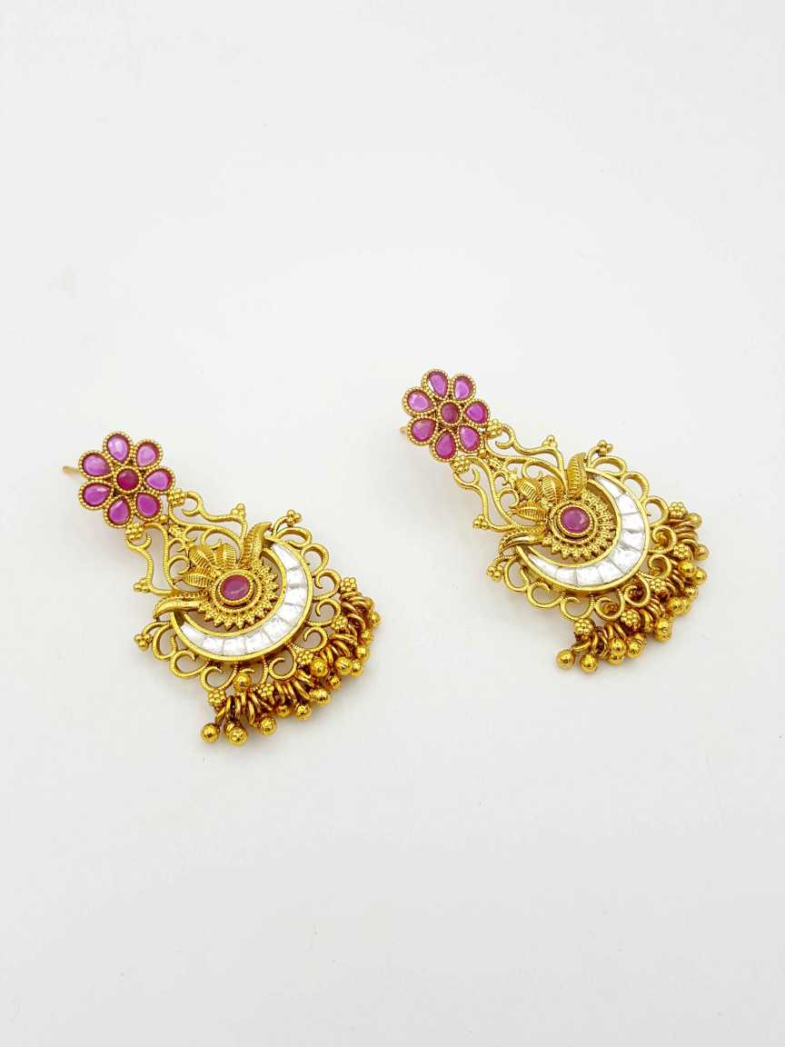 EARRING in JADAU KUNDAN Style | Design - 18751