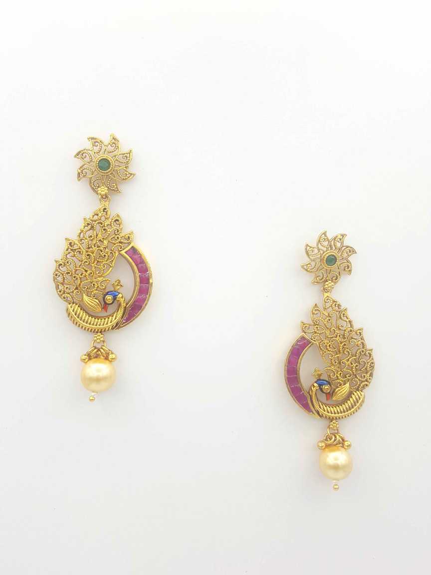 EARRING in JADAU KUNDAN Style | Design - 18752