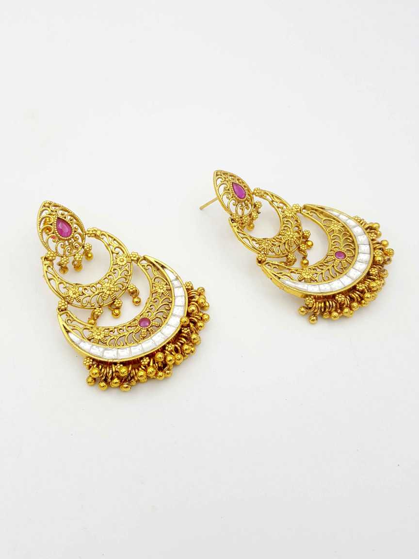 EARRING in JADAU KUNDAN Style | Design - 18753