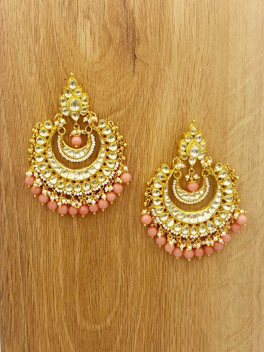 EARRING in JADAU KUNDAN Style | Design - 18783