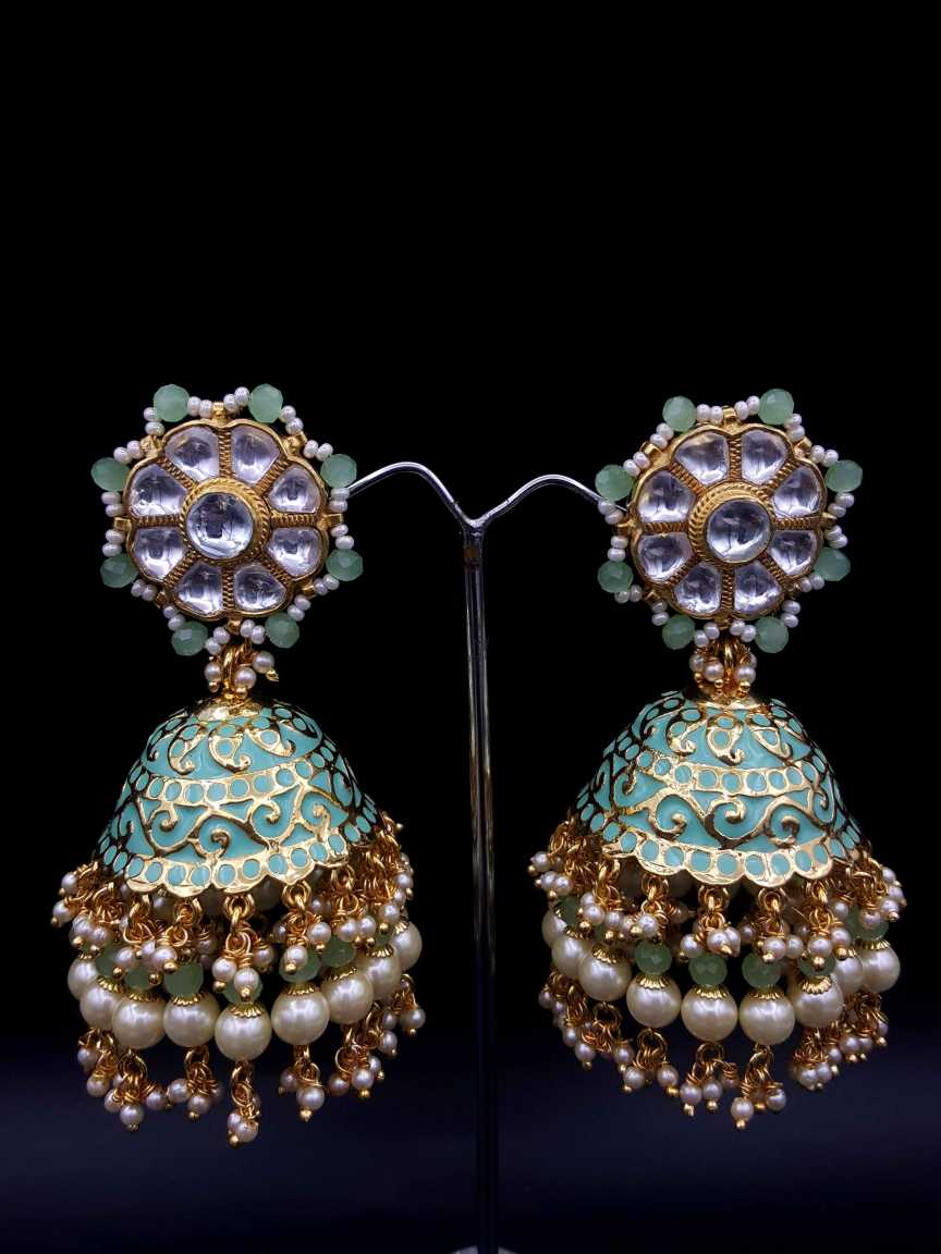 EARRING in JADAU KUNDAN Style | Design - 18843