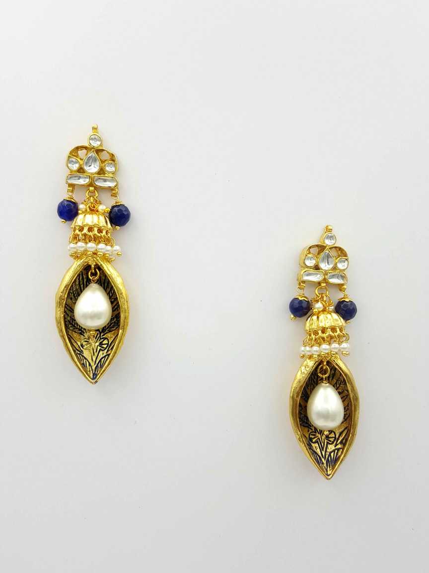EARRING in JADAU KUNDAN Style | Design - 18928