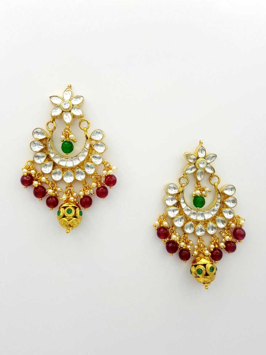 EARRING in JADAU KUNDAN Style | Design - 18952