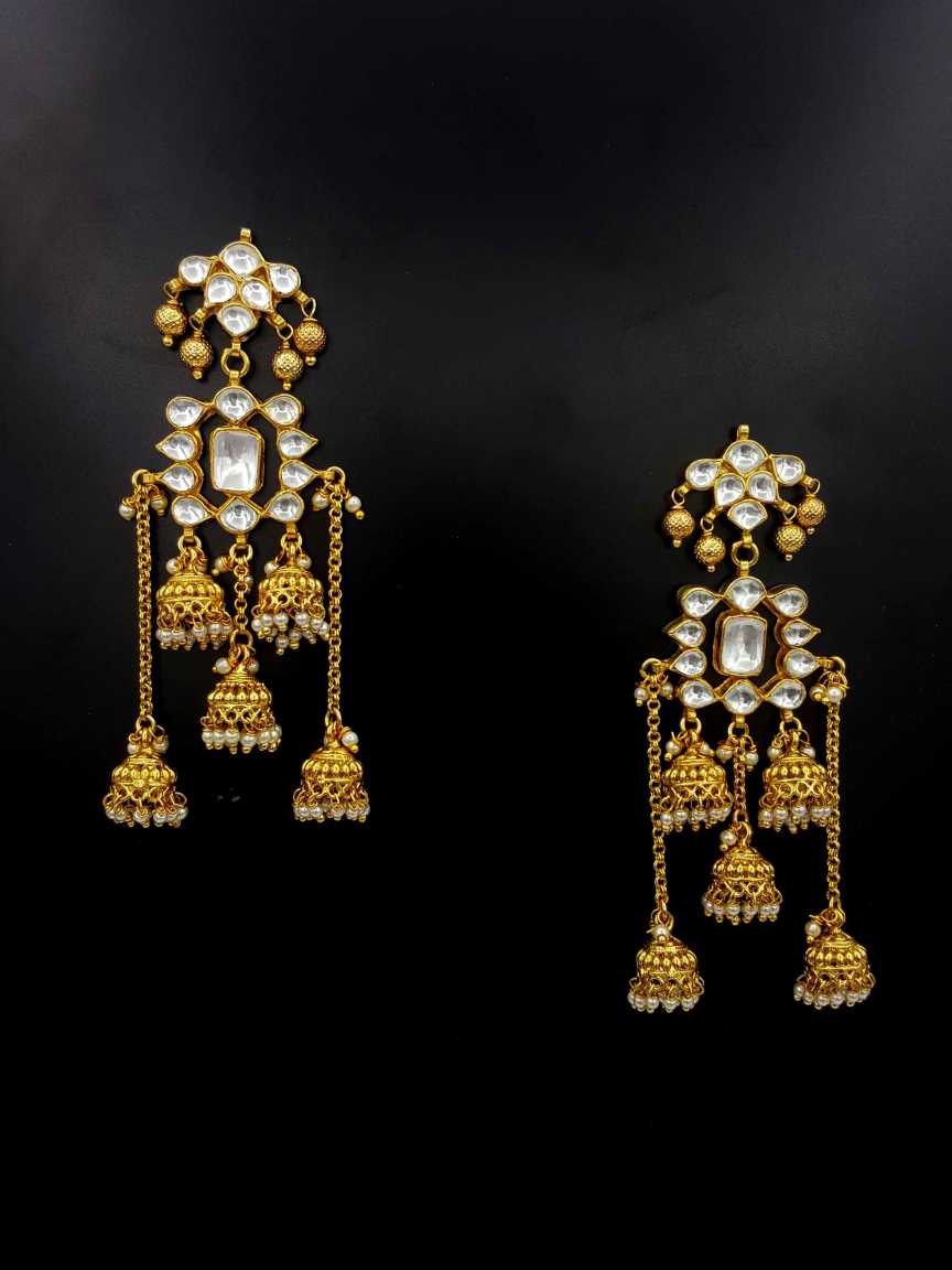 EARRING in JADAU KUNDAN Style | Design - 19057