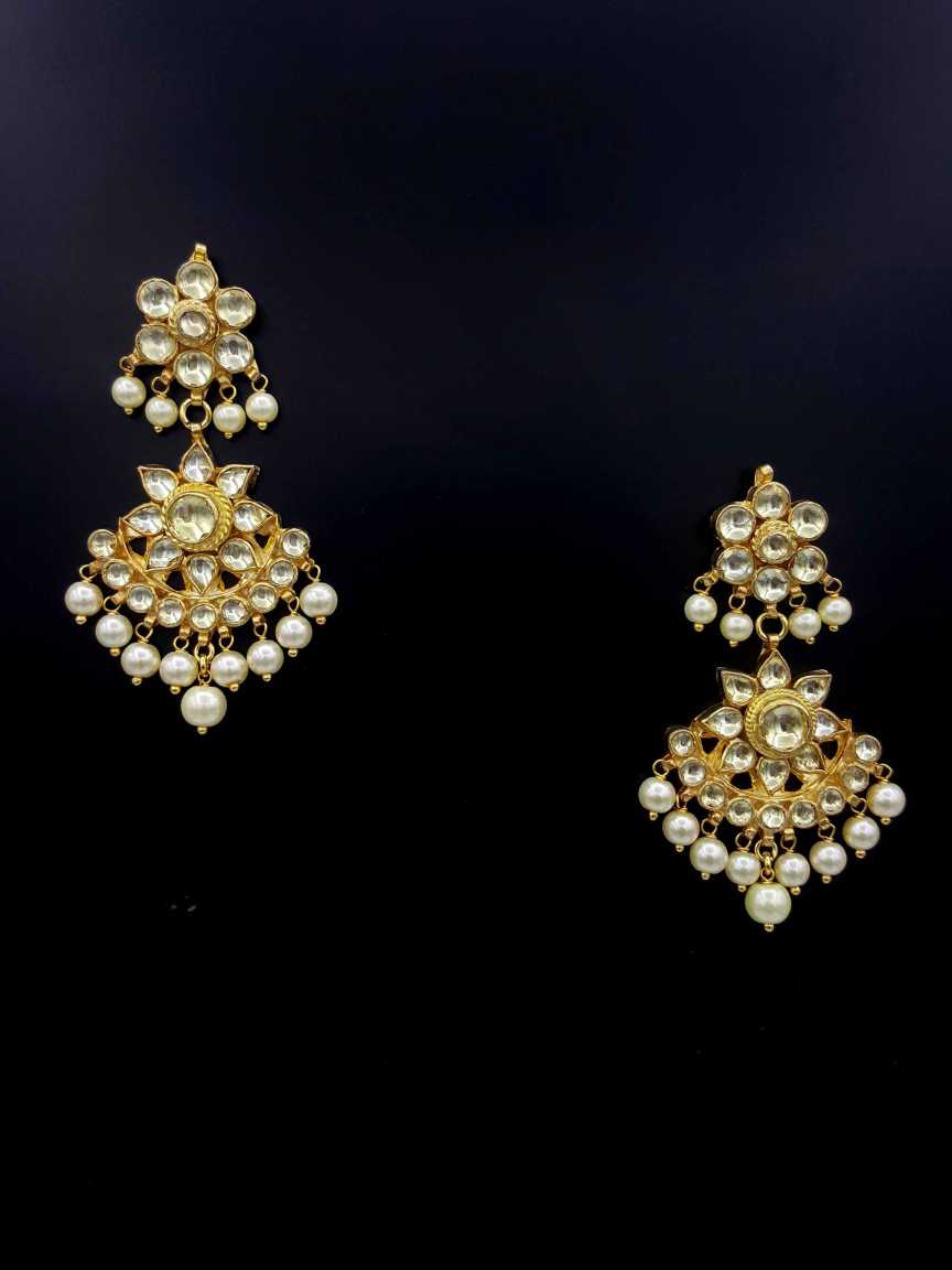 EARRING in JADAU KUNDAN Style | Design - 19183