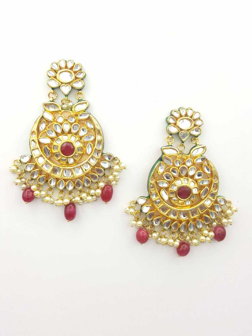EARRING in JADAU KUNDAN Style | Design - 19303
