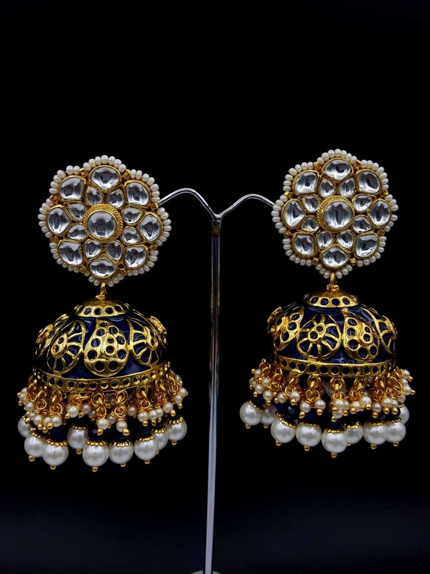 EARRING in JADAU KUNDAN Style | Design - 19484
