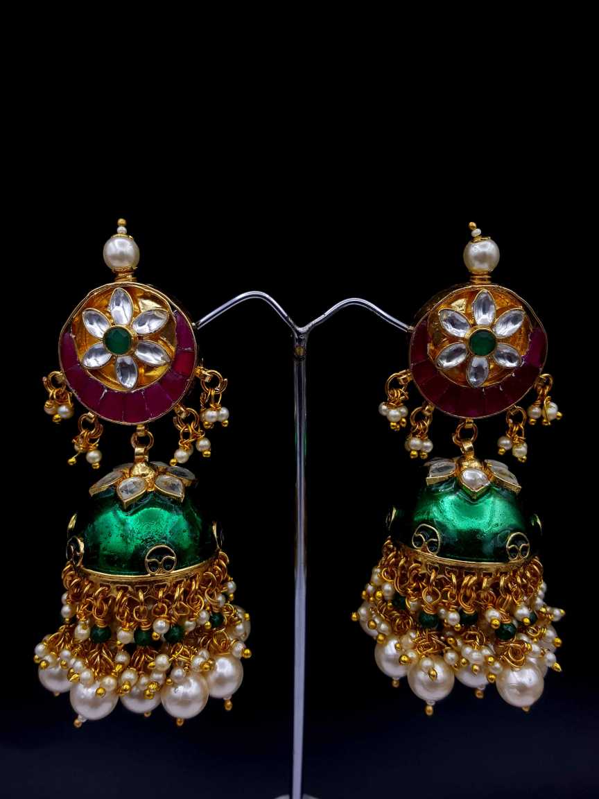 EARRING in JADAU KUNDAN Style | Design - 19499