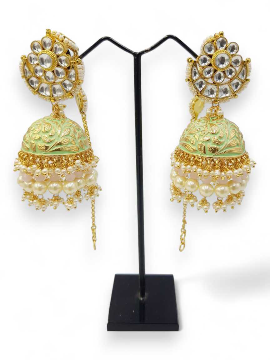 EARRING in JADAU KUNDAN Style | Design - 19506