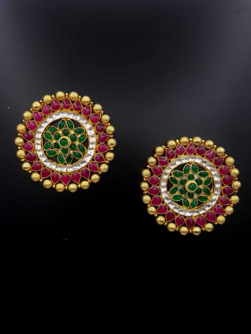 EARRING in JADAU KUNDAN Style | Design - 19572