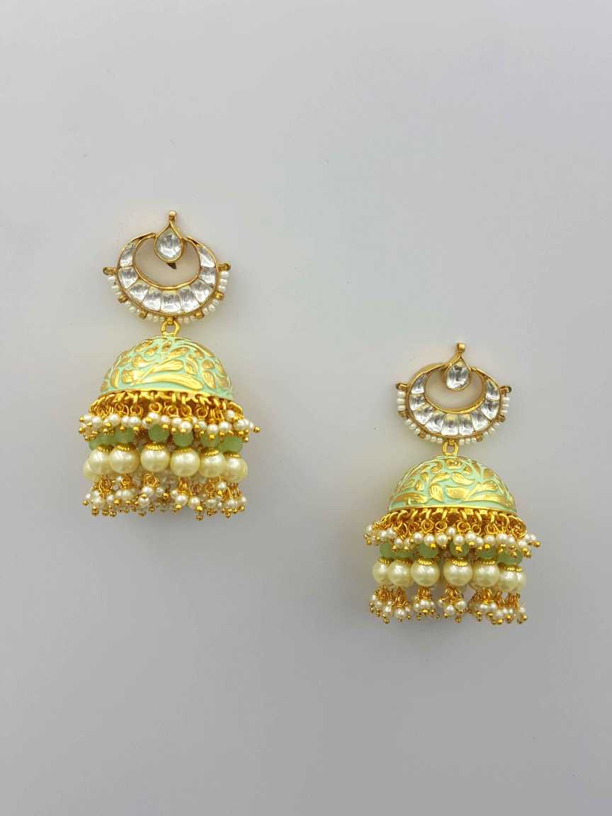 EARRING in JADAU KUNDAN Style | Design - 19622