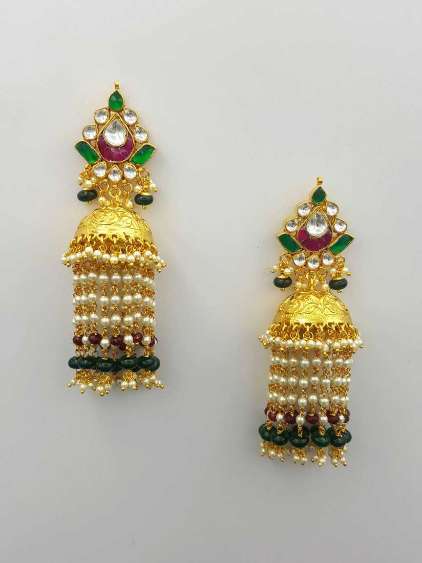 EARRING in JADAU KUNDAN Style | Design - 19638