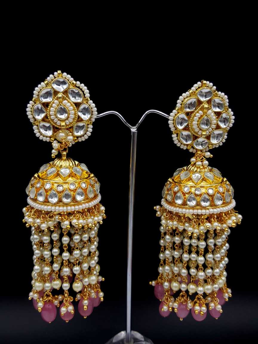 EARRING in JADAU KUNDAN Style | Design - 19833