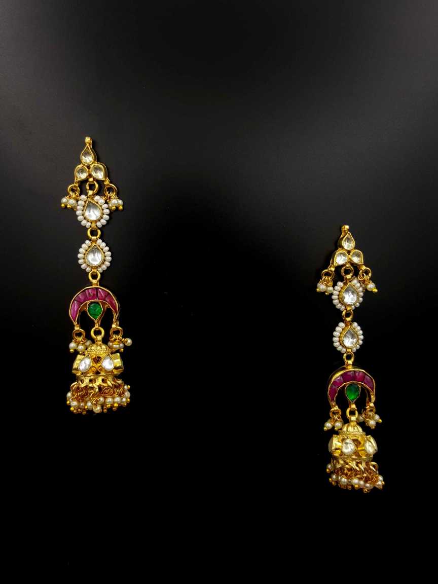 EARRING in JADAU KUNDAN Style | Design - 19888