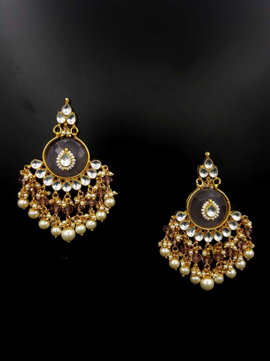EARRING in JADAU KUNDAN Style | Design - 19903