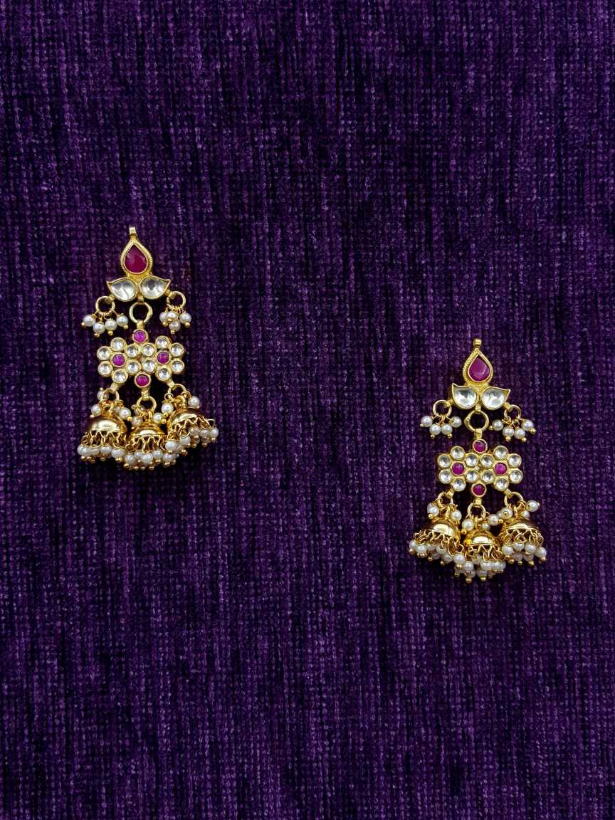 EARRING in JADAU KUNDAN Style | Design - 20112