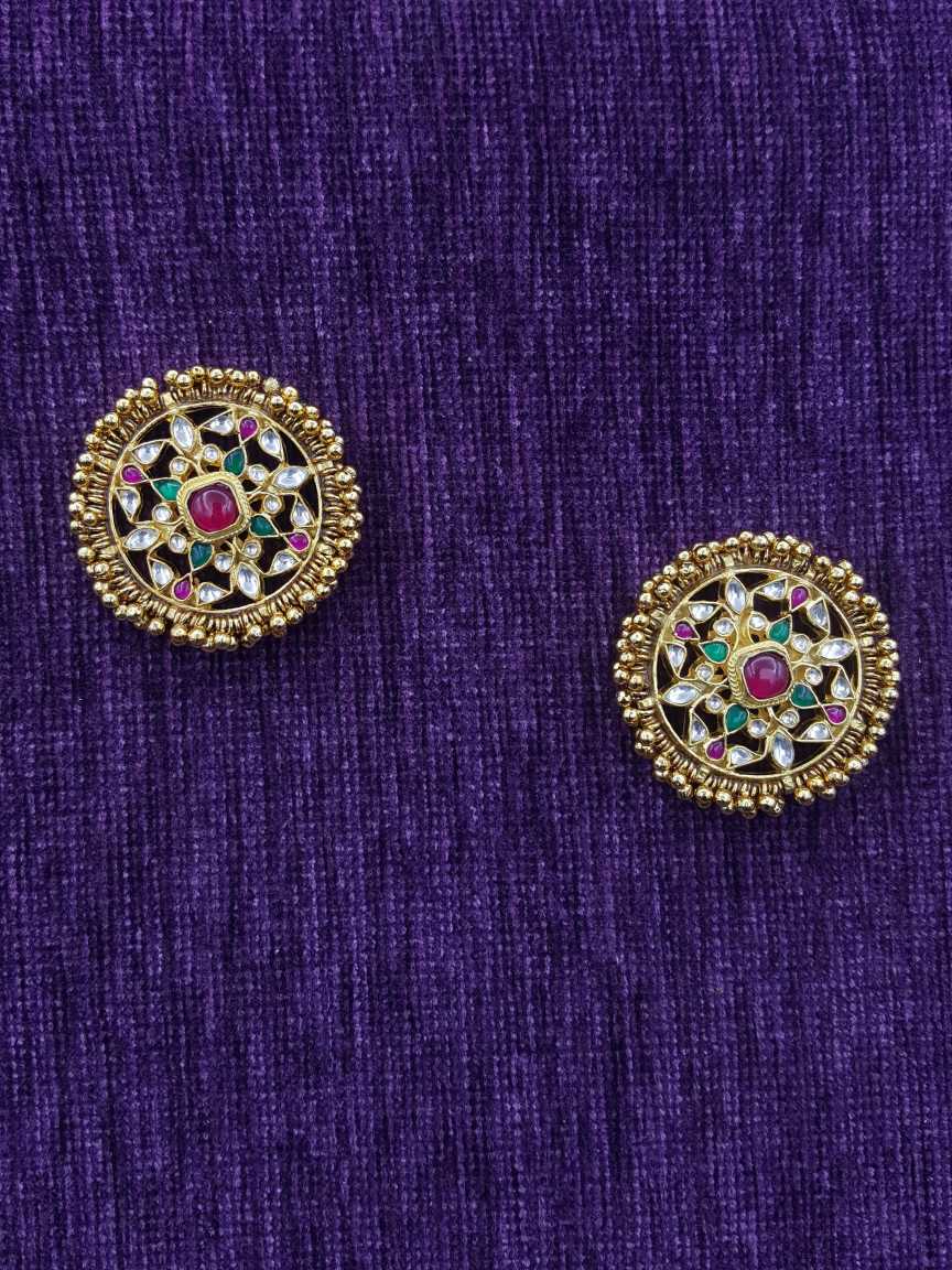 EARRING in JADAU KUNDAN Style | Design - 20159