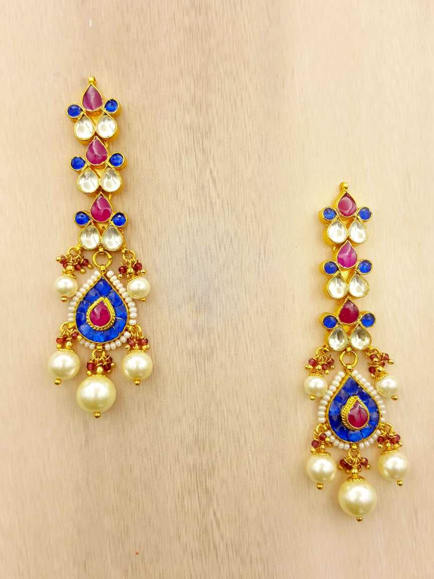 EARRING in JADAU KUNDAN Style | Design - 20223