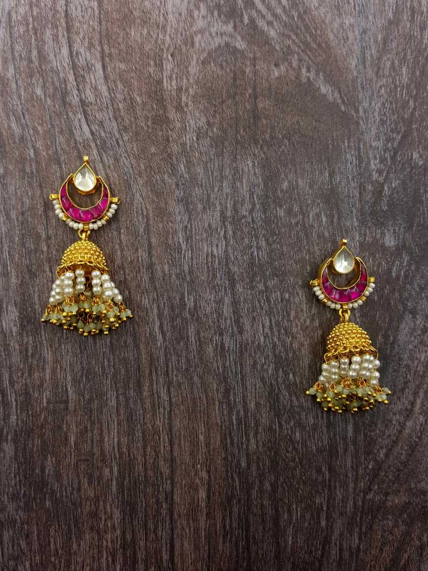 EARRING in JADAU KUNDAN Style | Design - 20226