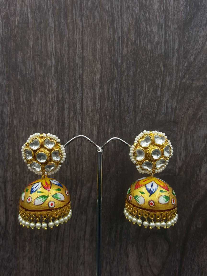 EARRING in JADAU KUNDAN Style | Design - 20265